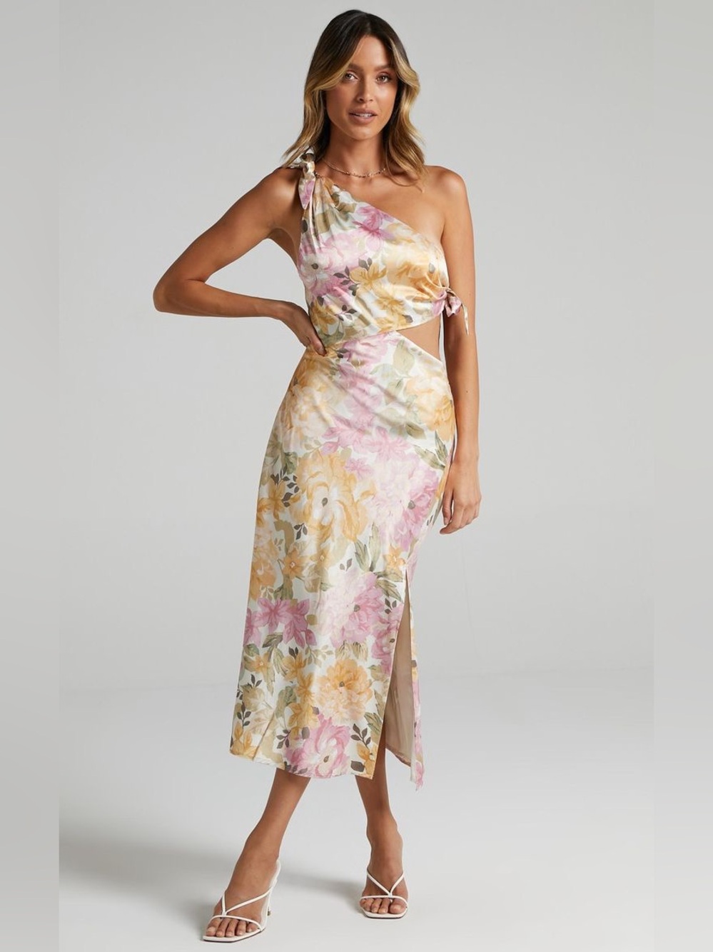 NWT Showpo Glaucus Dress in Elegant Rose Perfect Wedding Guest Party sz 12